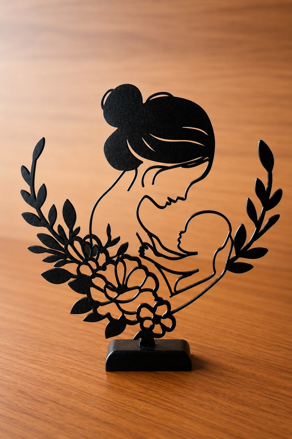 Escultura decorativa - Mãe e Filho